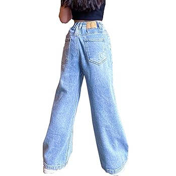 Amazon.com: Bolknokin Girls Ripped Jeans Casual Distressed