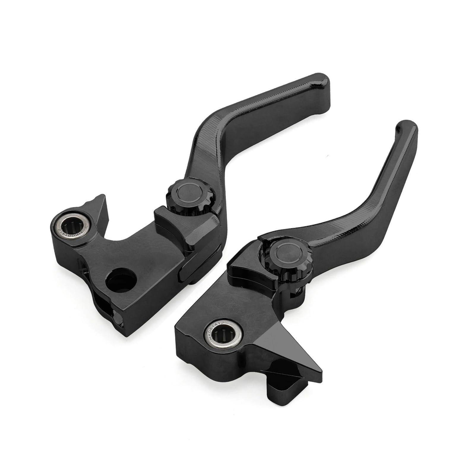 Riderai Black-Short Motorbike Clutch Levers Brake Levers For Sportster Iron Xlh 883 1200 Xl883n Xl1200n For Custom X48 Forty-Eight Seventy-Two 2004-2013(Black-Short)