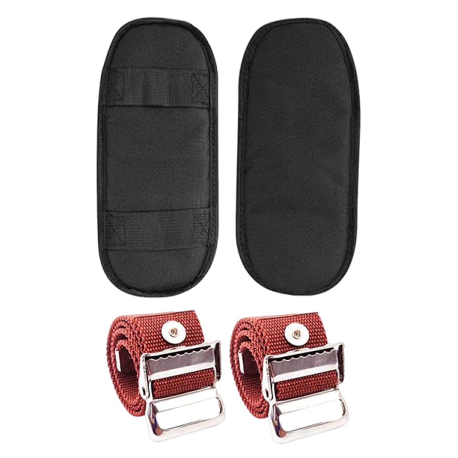 Almohadillas Repuestos Zancos | Arneses Protectores Para Piernas De Zancos De Yesero,Equipo De Seguridad Ajustable De Nylon Para Construcción, Pintura, Decoración Del Hogar Y Enyesado