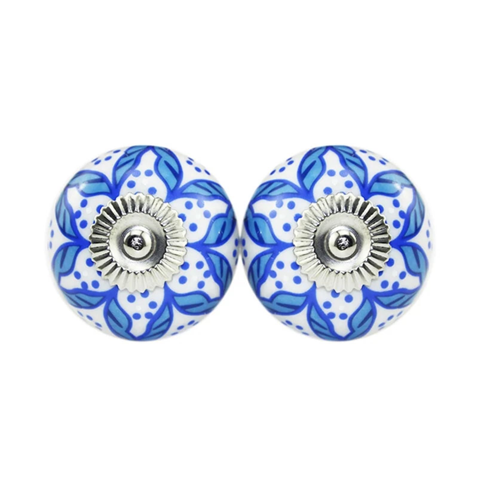 Zyayng Color 12 10Pcs Ceramic Door Drawer Handles Knobs Cabinet Cupboard Pull Dresser Pulls With Screw For Door(Color 12)