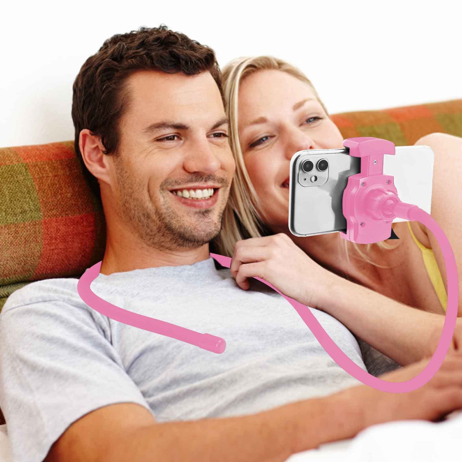 Buy Gooseneck Cell Phone Holder with Clamp,Lazy Bracket, Phone Holder for Bed, DIY Flexible