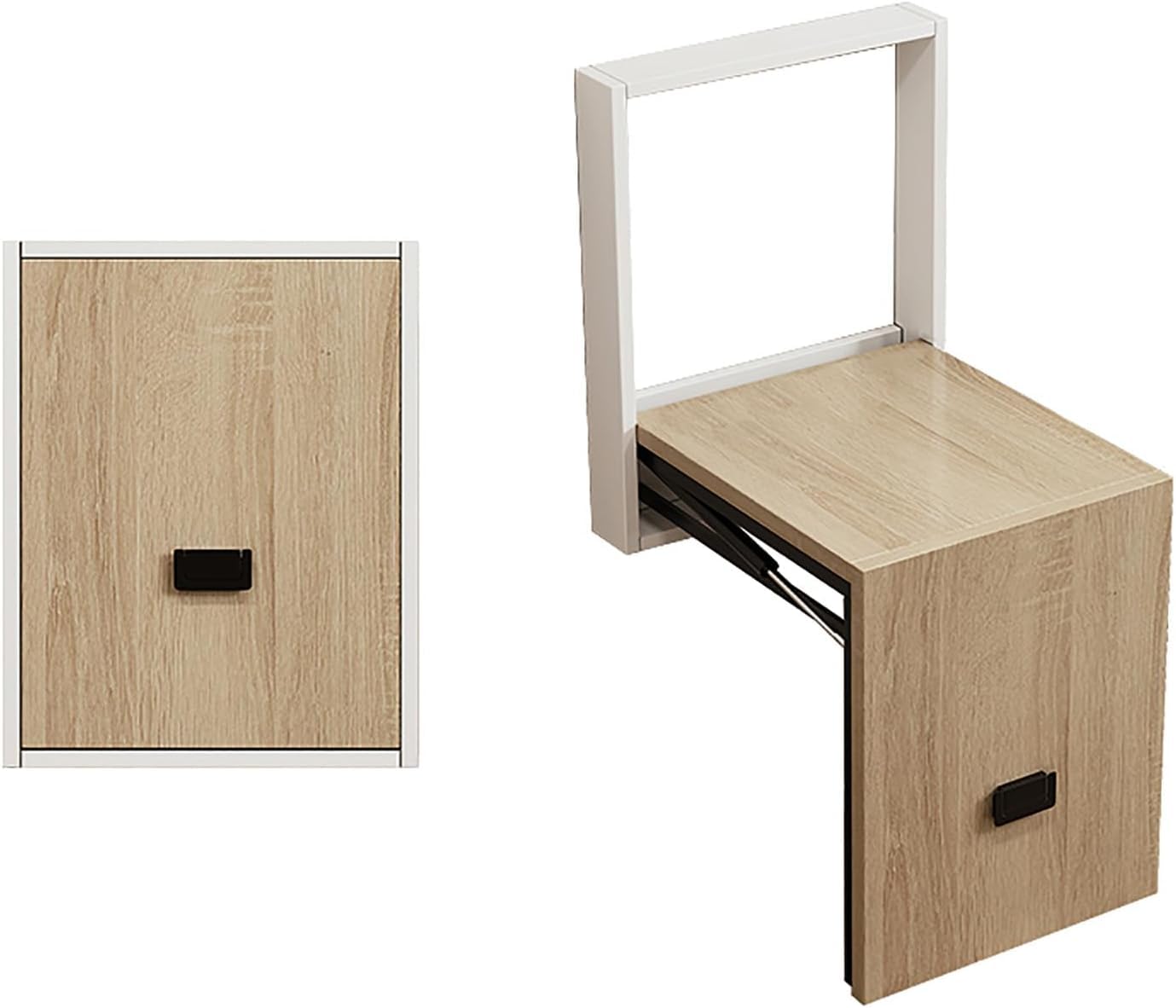 Banc à chaussures d'entrée invisible pliable pour libérer les couloirs encombrés