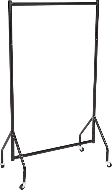 Amazon Basics Heavy Duty Clothes Rail Garment Rail, 0.91 x 1.52 m