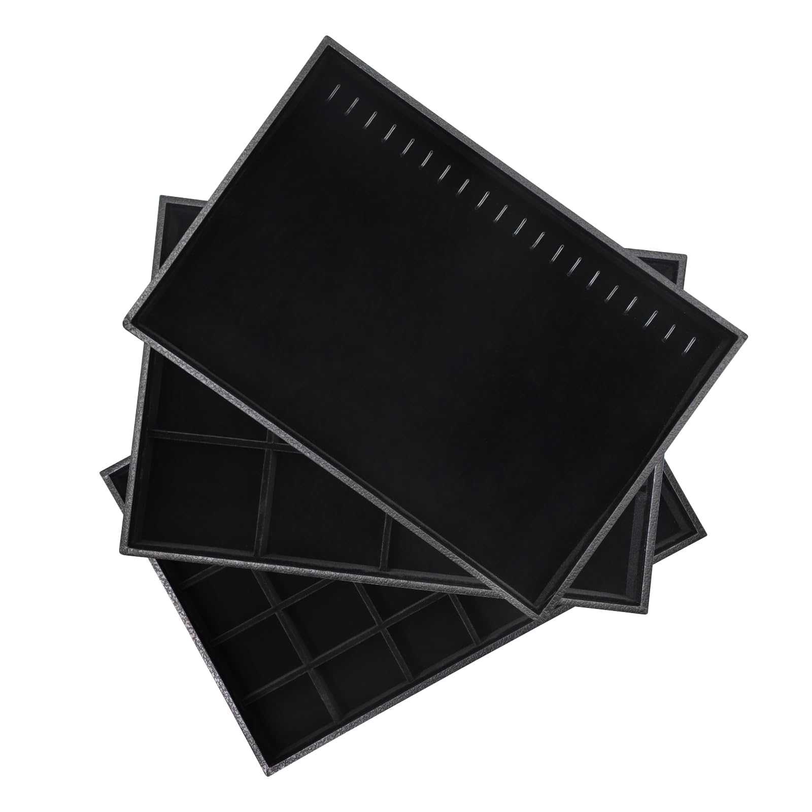 Stratalife Jewelry Trays Jewelry Organizer Earring Storage Drawer Jewelry Organizer Tray Drawer Insert Jewelry Storage with Removable Dividers For