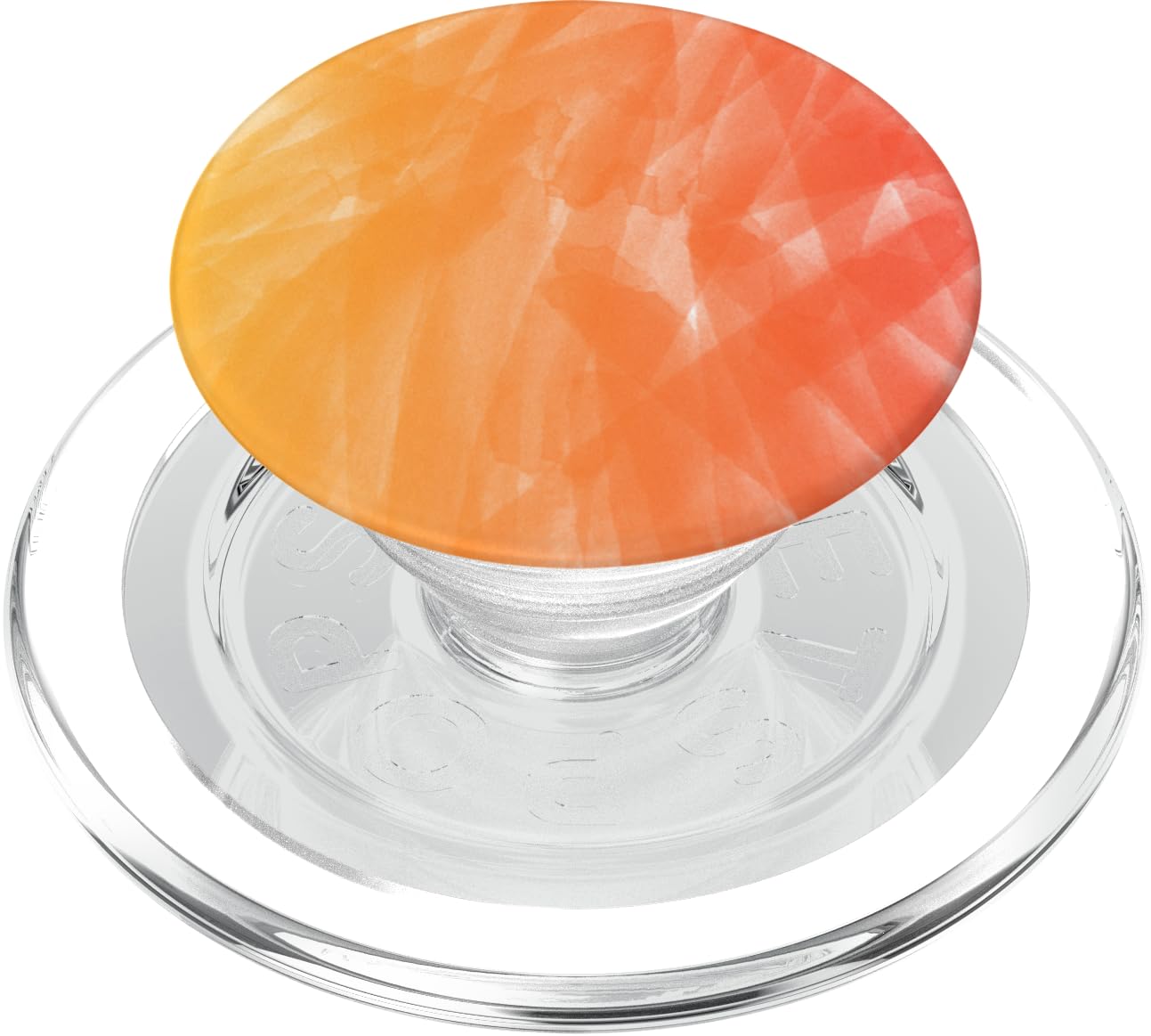 PopSockets PopGrip Aquarelle Orange - Support Téléphone Interchangeable Et Extensible