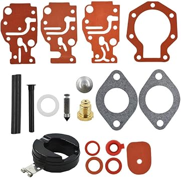ALL-CARB Carb Carburetor Repair Kit Replacement for Johnson Evinrude 439073 431897 18-7219 6 8 9.9 15 20hp