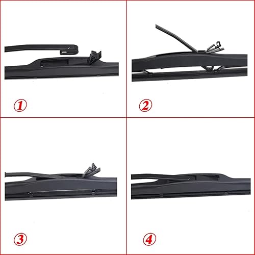 Miniatura 6 de windscreen wipers wiper Car Front Windshield Natural Rubber Wipers Blades For Mazda CX-3 CX3 2021 2020 2019 2018 2017 2016 2015 Accessories