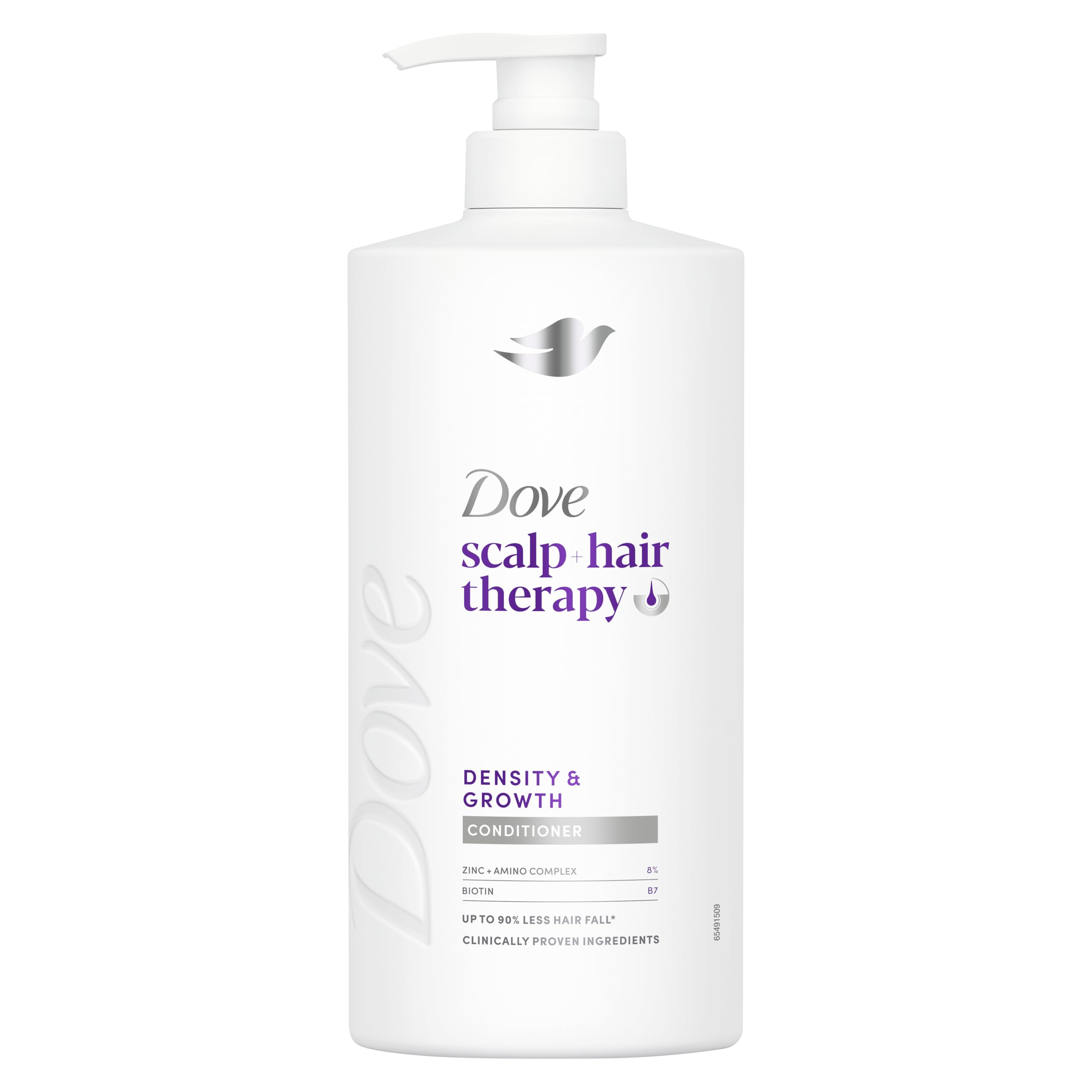 Dove scalp + hair therapy Density & Growth¹ Conditioner hair care with Amino Complex, Zinc and Biotin for up to 90% less hair fall 700 ml
