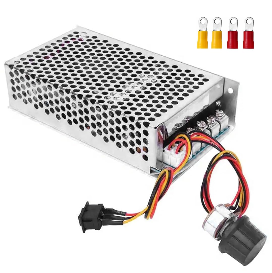 Controlador de velocidad de motor PWM 3500W con ajuste lineal preciso y protección por fusible