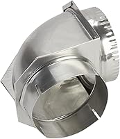 Whirlpool 4396006RW OEM Dryer Vent Elbow Connector, Aluminum 4" 90° Turn in 4.5" for Tight Spaces - Replaces 4396006