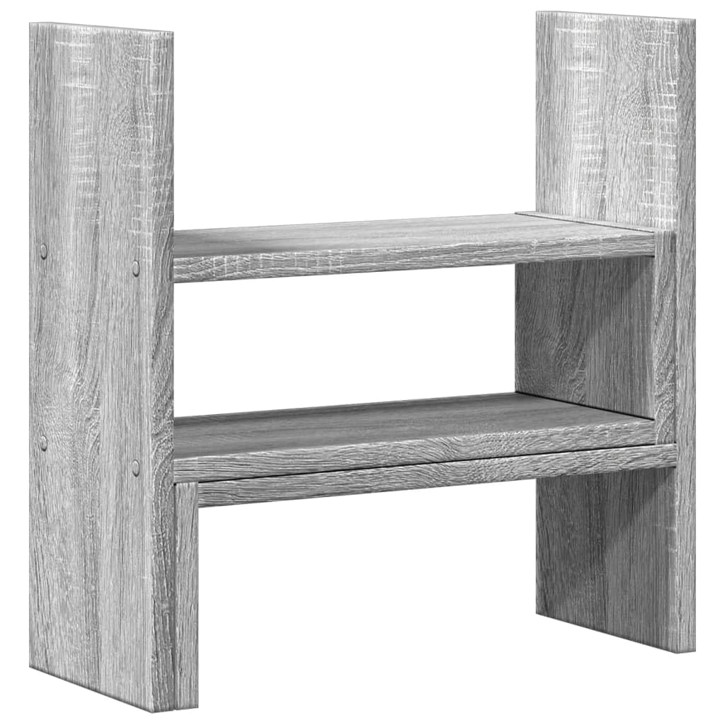 Organizer Scrivania Grigio Sonoma 40x17x41 cm in Truciolato,Organizer da Scrivania,Portaoggetti da Scrivania,Organizer da Scrivania-854765