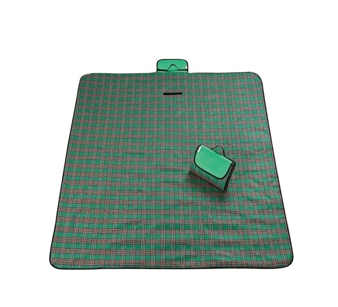 Nappe Pique Nique Couverture de Pique-Nique portative extérieure 150 * 200 cm avec fourre-Tout, Tapis Camping Pliable et imperméable pour Le Familial Extérieur Tapis