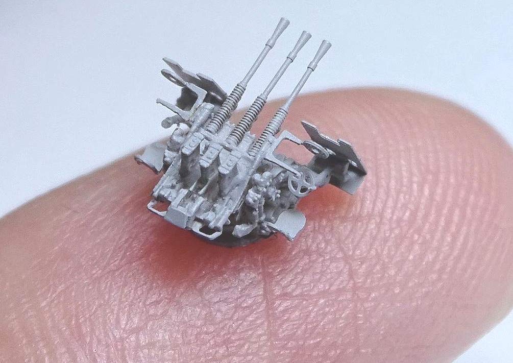 Amazon | ベテランモデル 1/350 日本海軍 九六式25mm 三連装機銃セット