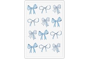 Pnsoien Trendy Blue Canvas Painting for Preppy Decor