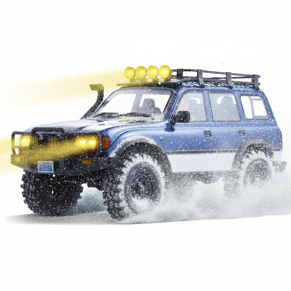 Amazon.com: EAZYRC FMS FCX10 1/10 RC Crawler LC80 Series