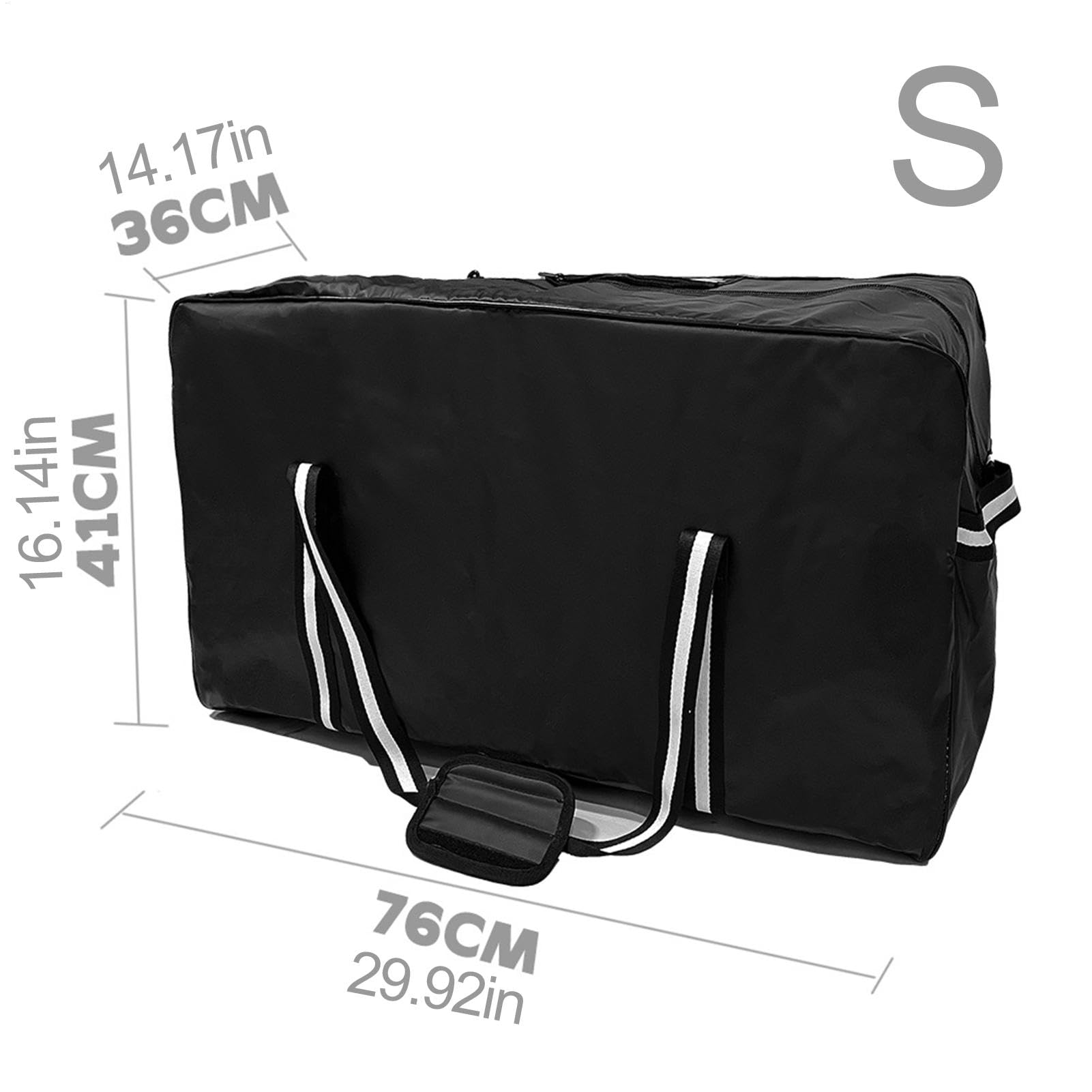 Bolsa De Hockey sobre Hielo - Bolsa De Equipo De Hockey De Gran Capacidad, Bolsa De Hockey Duradera Y Elegante | Diseño Espacioso Ajustable para Patines, Palos, Almohadillas Y Equipos, V