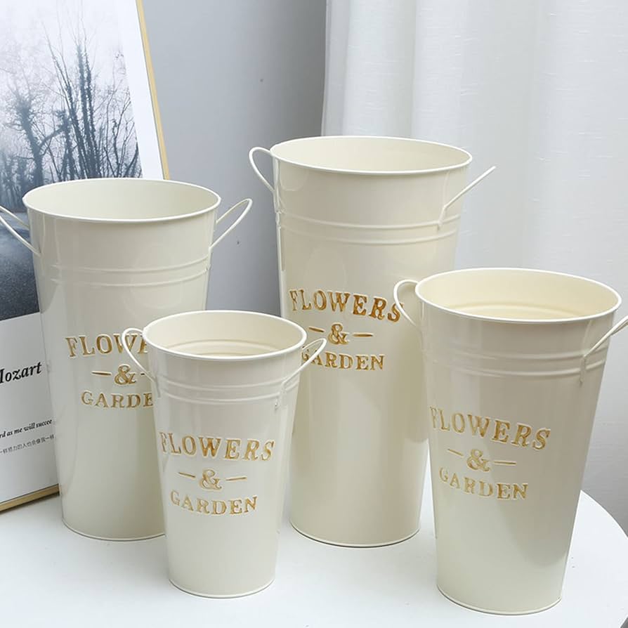 銅製 バケツ ポット フラワーポット 2個セット フランス アンティーク