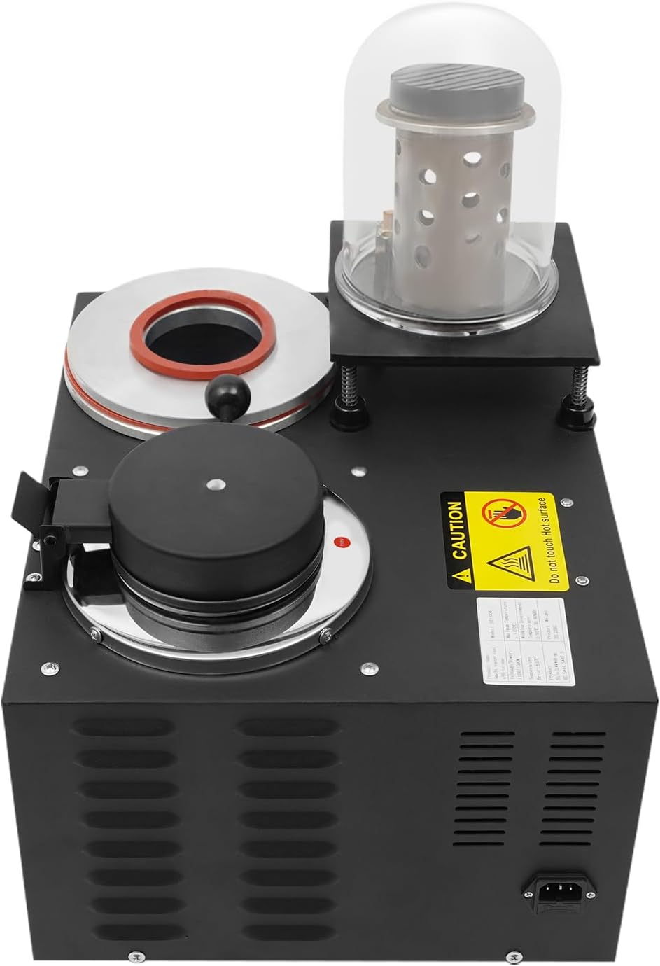 Vacuum Casting Machine, 1500W Cast Vacuum and Melting Machine, Refining Precious Metal Jewelry Casting Tool with Crucible Pliers & Insulated Gloves for Making Gold Nuggets Ingots