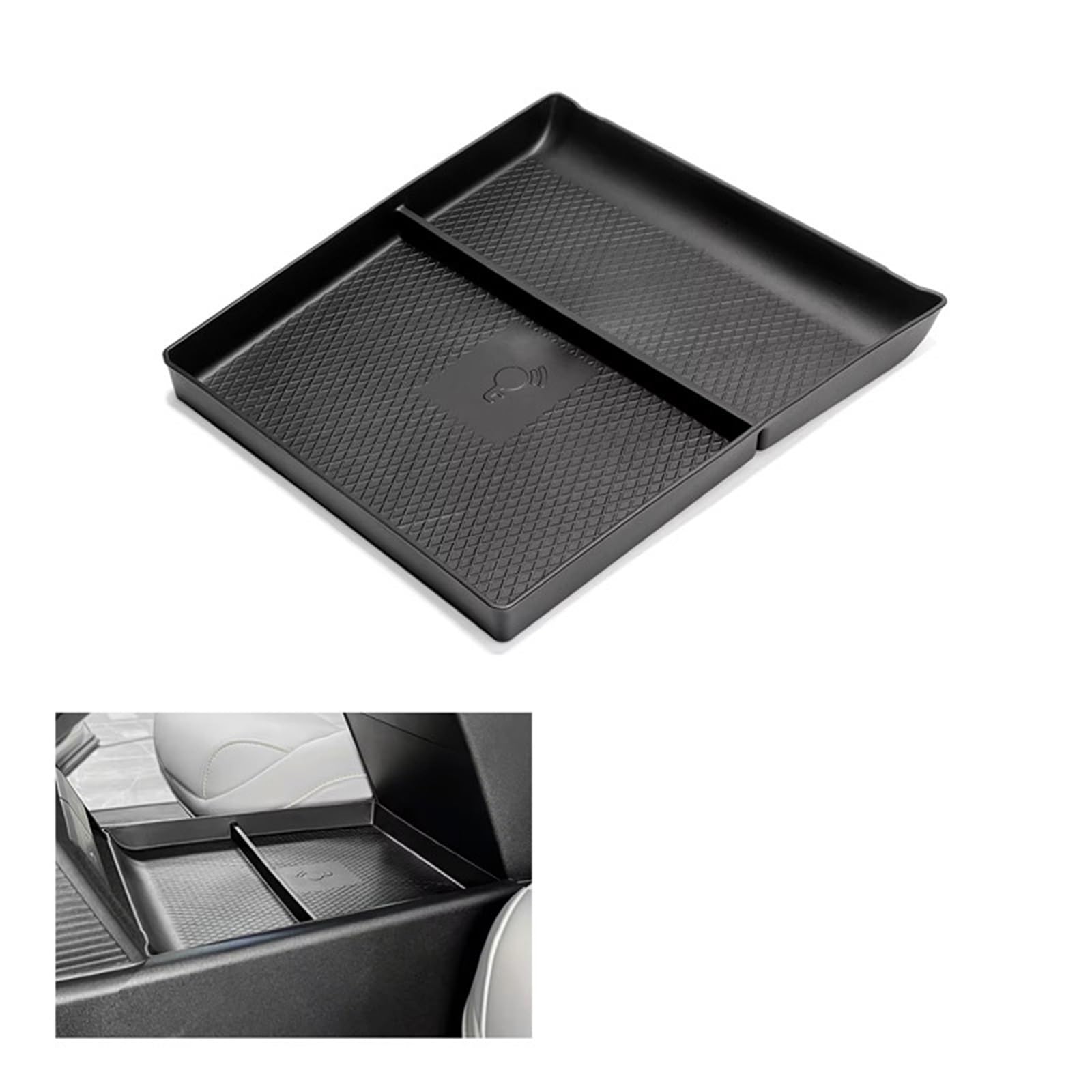 Boîte Rangement Accoudoir Xpeng G6 - Organisateur Console Centrale Et Porte Voiture Noir