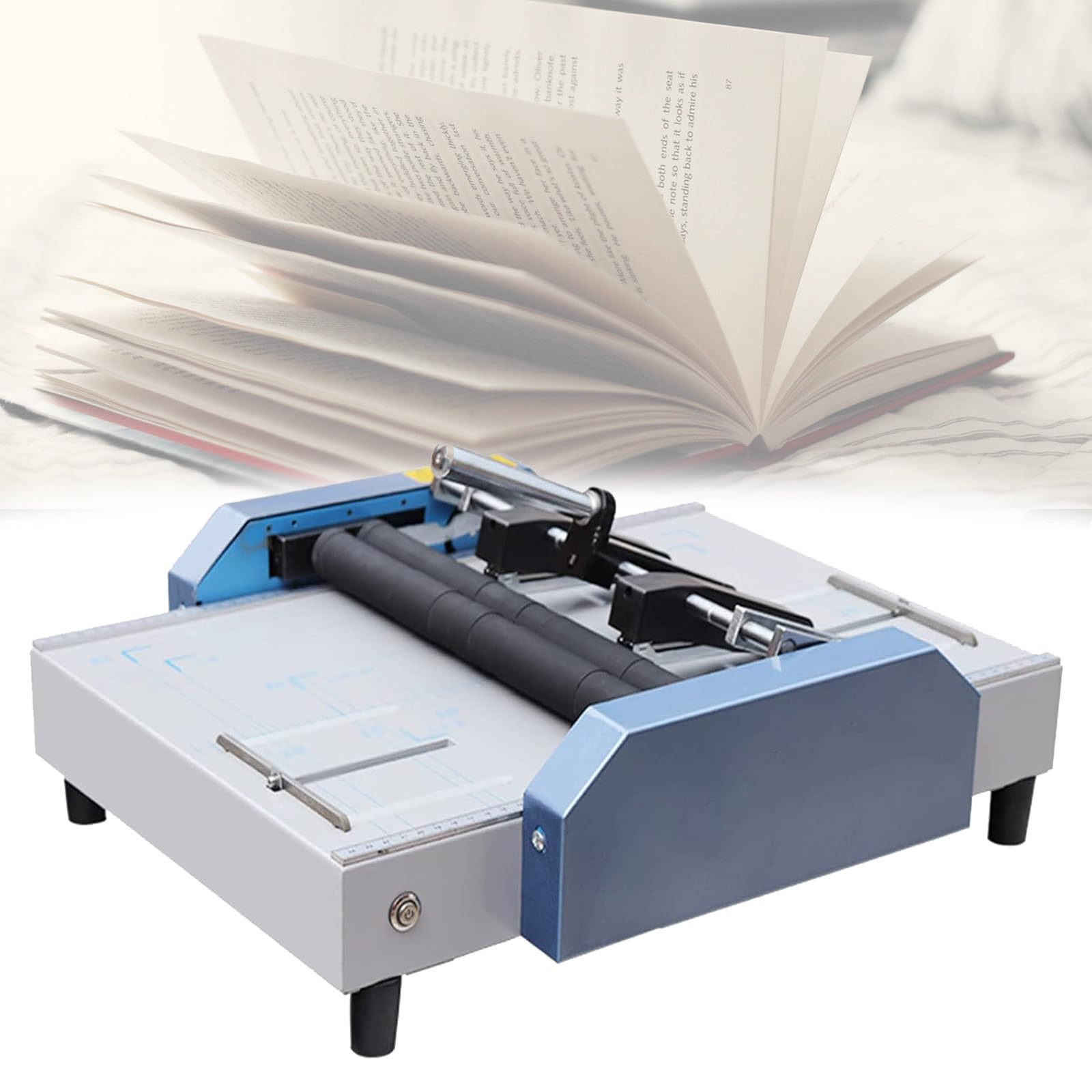 Macchina automatica di piegatura e cucitrice di carta per rilegatura di libretti A3, ad alta velocità 200-300/ora per ufficio, scuola ed efficienza domestica