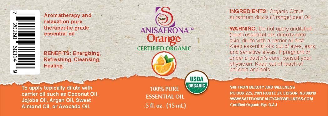 | 6 Organic USDA Certified Essential Oils (15ml or 0.5fl oz/Bottle). Lemongrass, Lavender, Peppermint, Eucalyptus Glob, Orange, Tea Tree