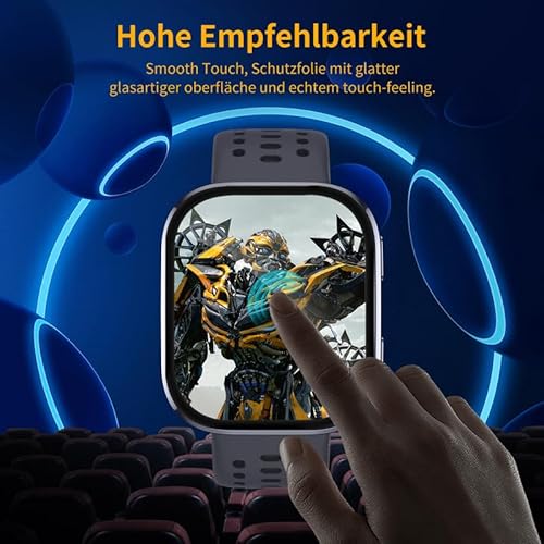 4 Stück für Panzerglas Amazfit Bip 6 46mm Schutzfolie, kratzfest bubble-free Hochtransparent für Folie Amazfit Bip 6 46mm Displayschutzfolie aus Komplexfolie,Einfache Anwendung Schutzglas