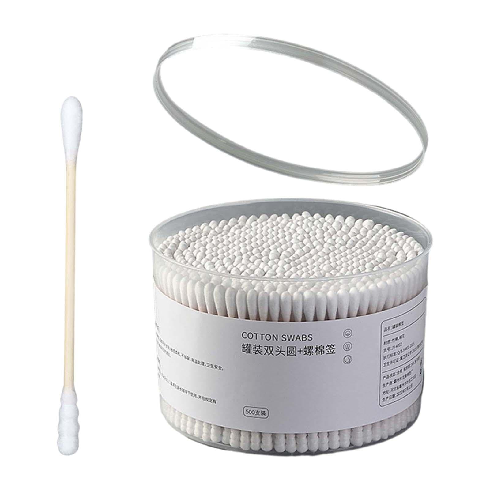 500x Double Ended Cotton SwABS Comfort for Pet Care Cleaning Beauty Applying round spiral|Makeup Box For Storage|Make Up, Cosmetic, Skincare Organiser For Women|-image-22