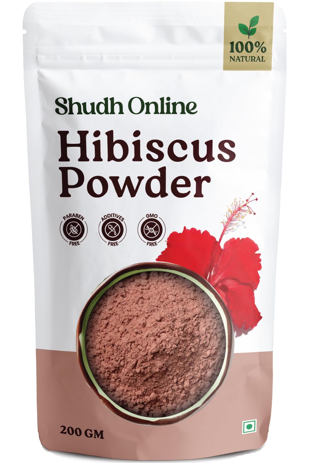 Organic Hibiscus Powder for face, hair, Skin And Eating (200 Grams), Gudhal ke phool ka powder, Dry Hibiscus Tea, Jaswand, Jasud, Rosa sinensis