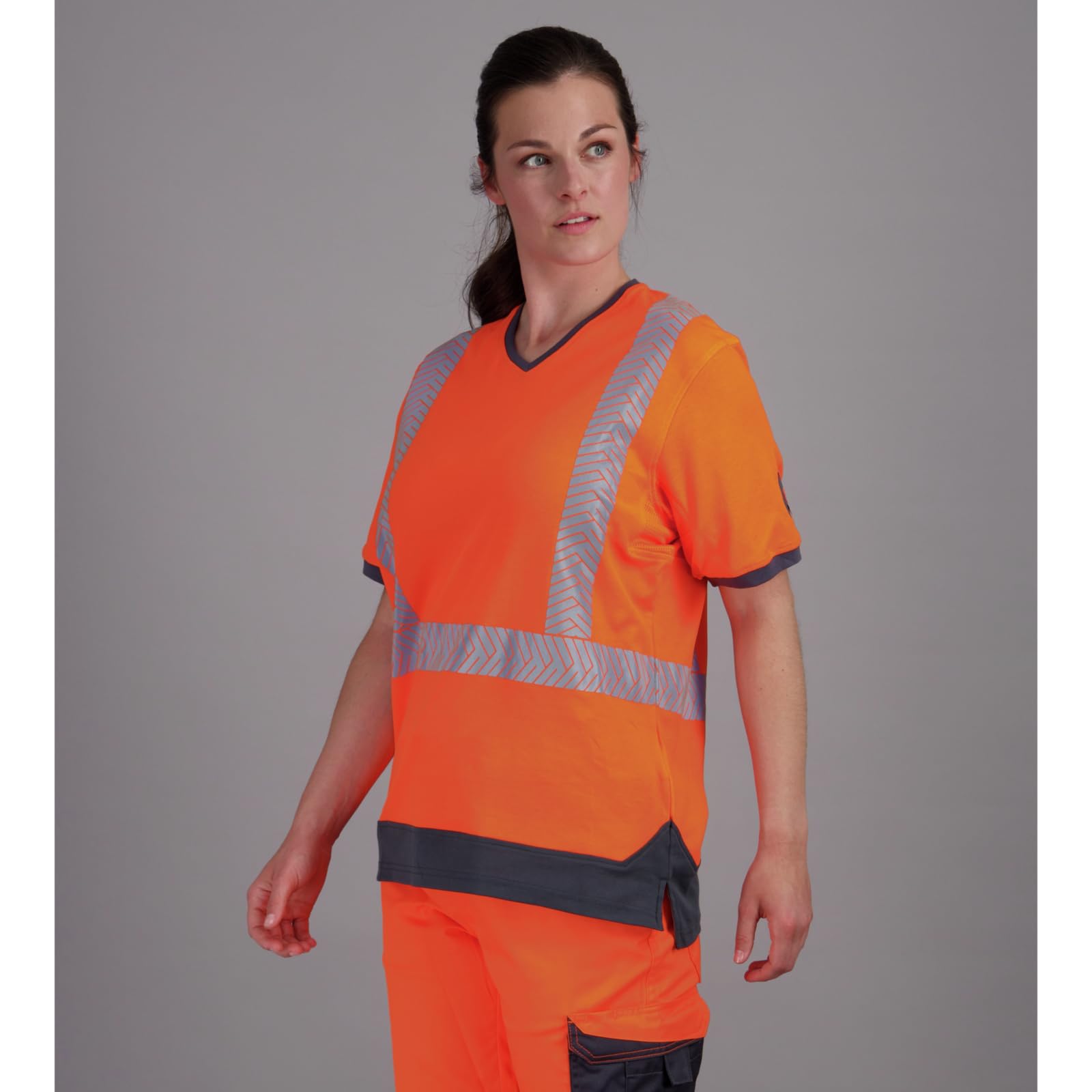 WüRTH MODYF Tee-Shirt de Travail Haute-visibilité Orange Fluo