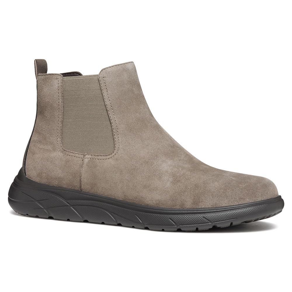 Geox Men's U Portello A Ankle Boot, Dove Grey, 11 UK