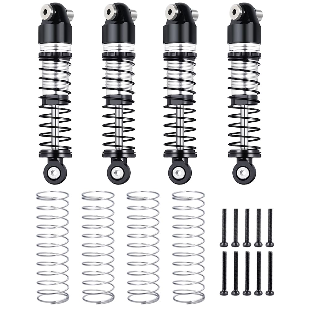 1/24th Aluminum RC Car Shocks 43mm Extended Absorber Damper for All AXIAL SCX24 AXI90081 Deadbolt C10 JLU Gladiator Bronco