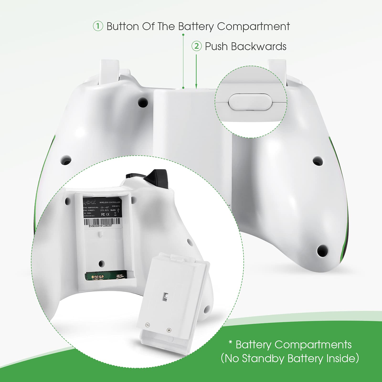 EasySMX Wired Gaming Controller,PC Game Controller Joystick with Dual-Vibration Turbo and Trigger Buttons for Windows PC/ PS3/ Android TV Box/Tesla(Black)