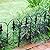 SCENDOR 5Pack Decorative Garden Fence Metal Fence Border 18" H x 20" W Fence Panels No Dig Fence Landscape Fencing for Flower Bed Yard Dogs Animal Barrier