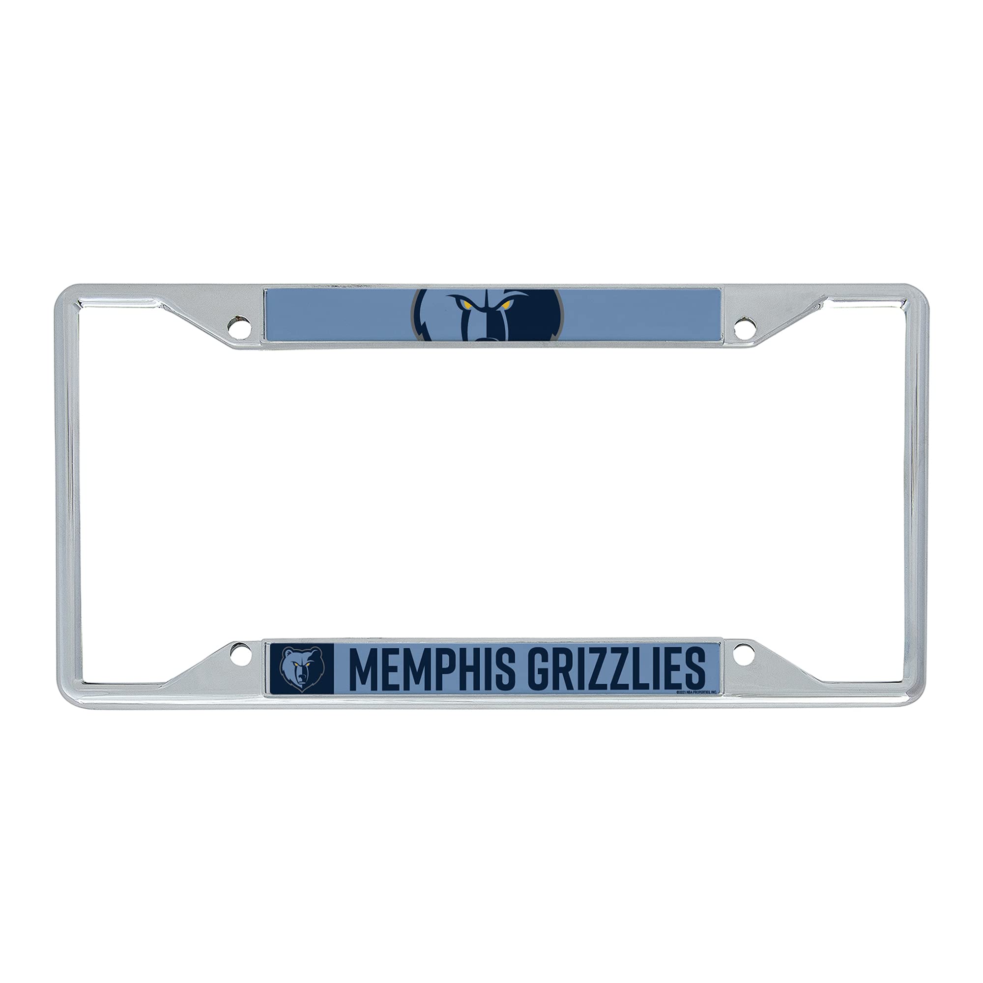 Desert Cactus Memphis Grizzlies Car Accessories NBA Basketball Team Metal License Plate Frame for Front or Rear of Car (Up Close)