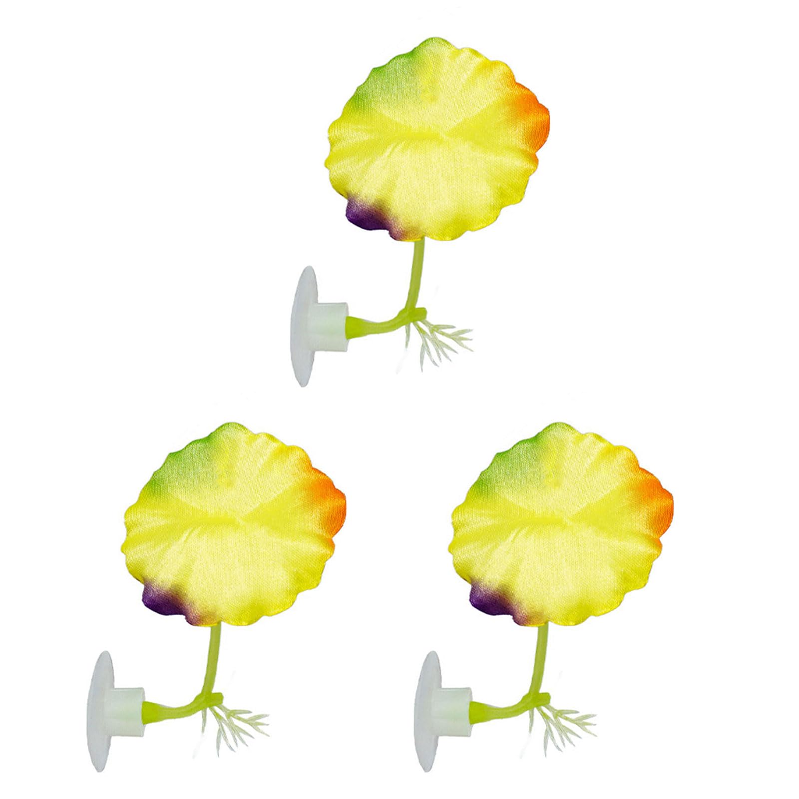 HDOYTXXM Colorful Artificial Leaves Decoration Suitable for Breeding Bettas and Enhancing Aquarium Aesthetics Realistic Fish Tanks Plant
