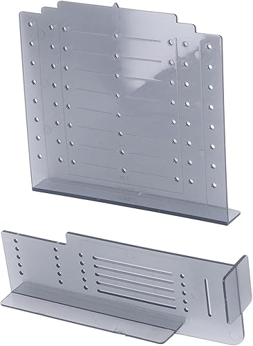 Miniatura 8 de Kit de plantillas de instalación de herrajes para cajones de gabinete, juego de plantillas de montaje de taladro de plantilla de montaje de taladro