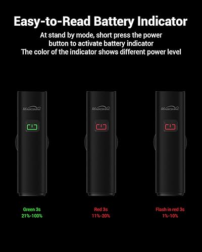 Miniatura 7 de Magicshine Allty - Luces para bicicleta de cercanías Allty 400, Allty 600, Allty 800, luz de bicicleta de carretera Allty 800, USB tipo C