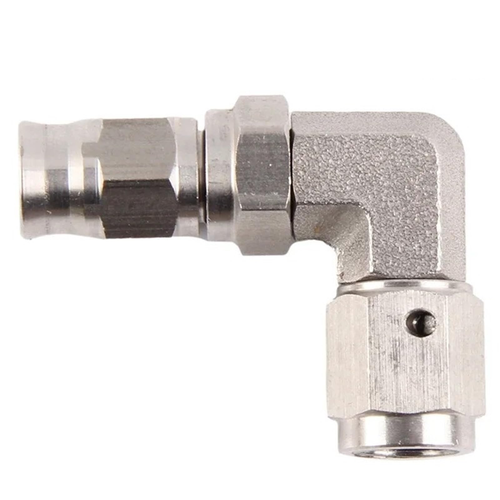 AN3 45 90 Degree Hose Stainless Steel Straight Brake Swivel PTFE Hose Ends Female Fitting Adapter Brake Lines Kit(BJ03-90A)
