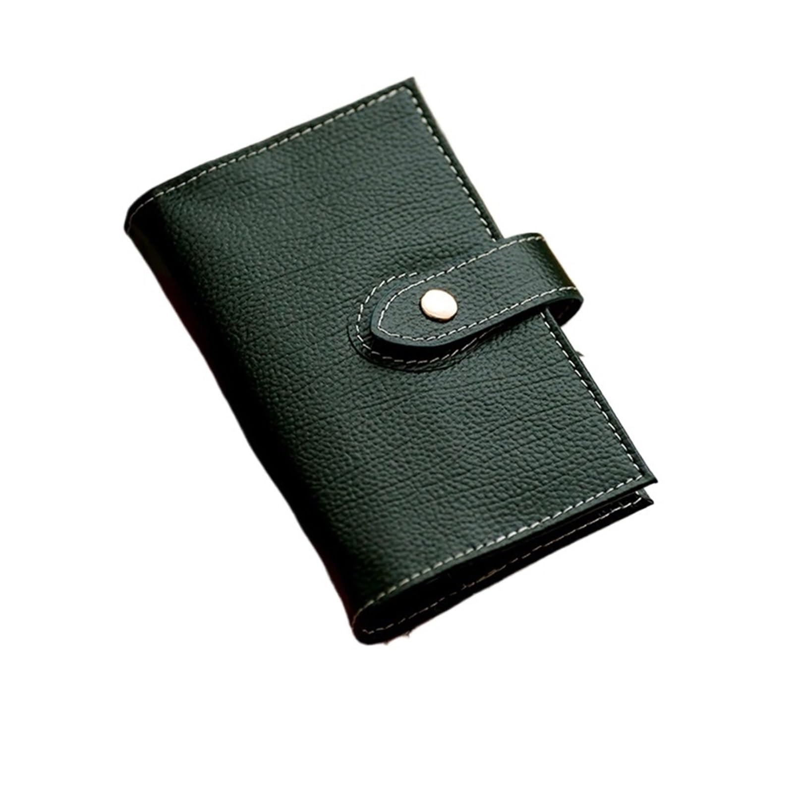 Inspirierendes Notizbuch 2 Stücke Lose-blatt-notizbuch Faux Leder Lose-blatt Reisenden Notebook Planer Journal Schule Büro Schreibwaren(M5 A8 Green)