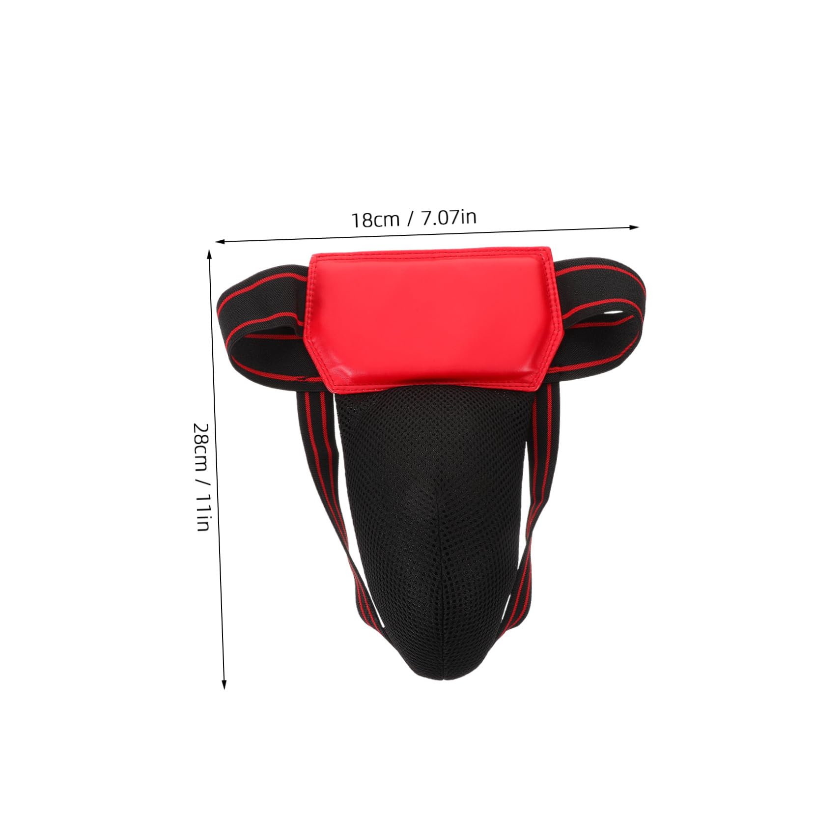 POPETPOP Comfortable Integrated Groin Guard Breathable Protector for Boxing Taekwondo and Daily Exercise Safe PU Sponge Material