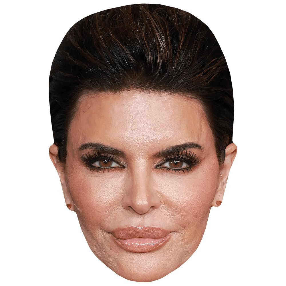 Lisa Rinna (Smile) Celebrity Mask, Flat Card Face, Fancy Dress Mask