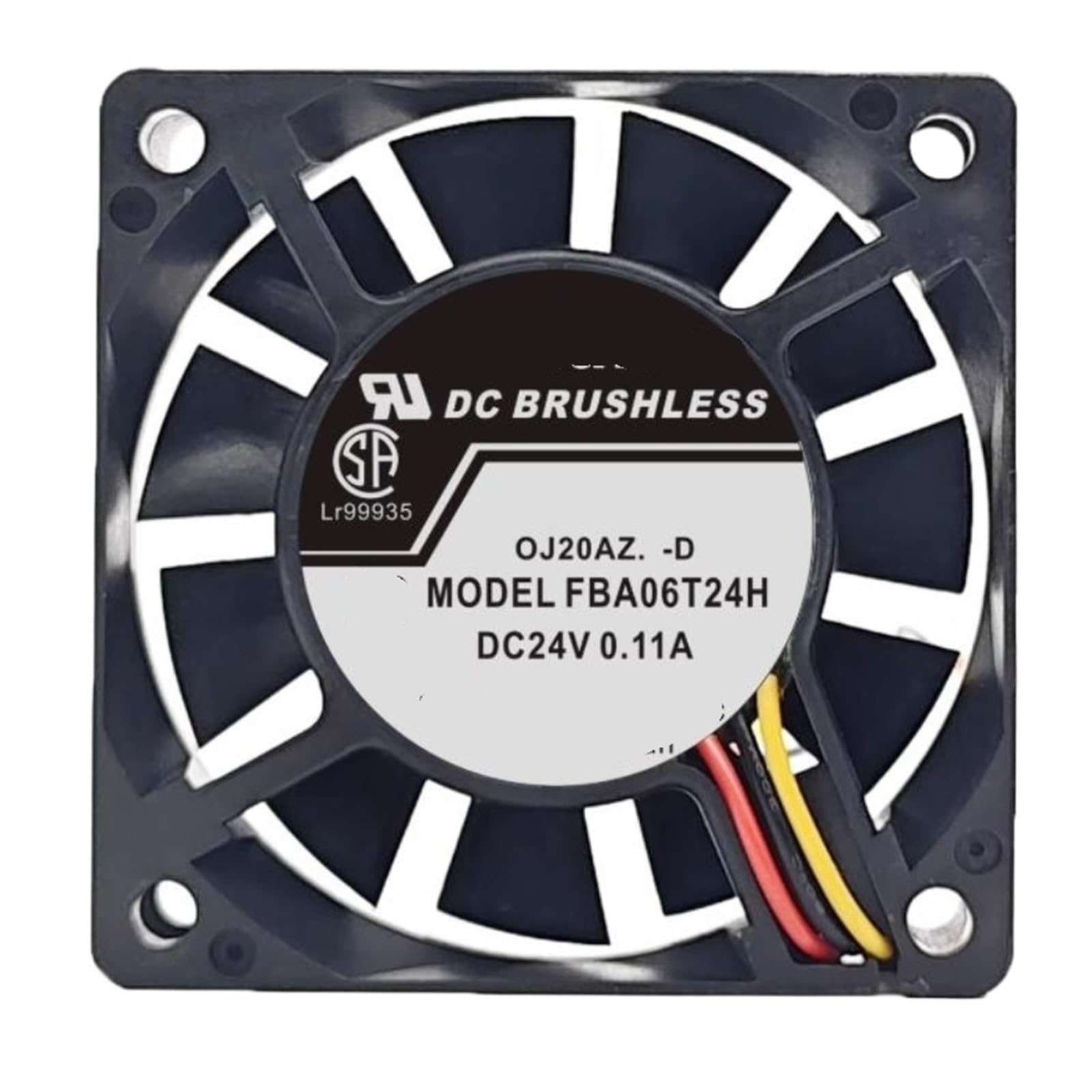 YMUGUEGH FBK06T24H 6CM 6015 three-wire Fan 24V 0.11A Cooling Fan