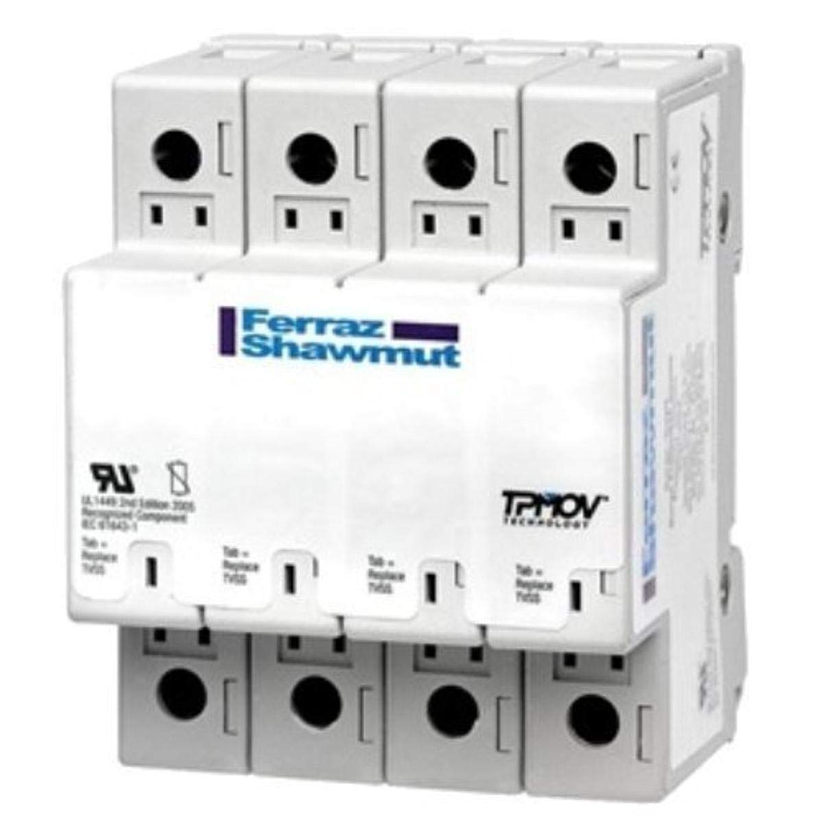 Mersen ST240SPG(M) Surge-Trap Modular Surge Protective Device, 2 Pole, 240VAC, Split Phase, Auxiliary Microswitch