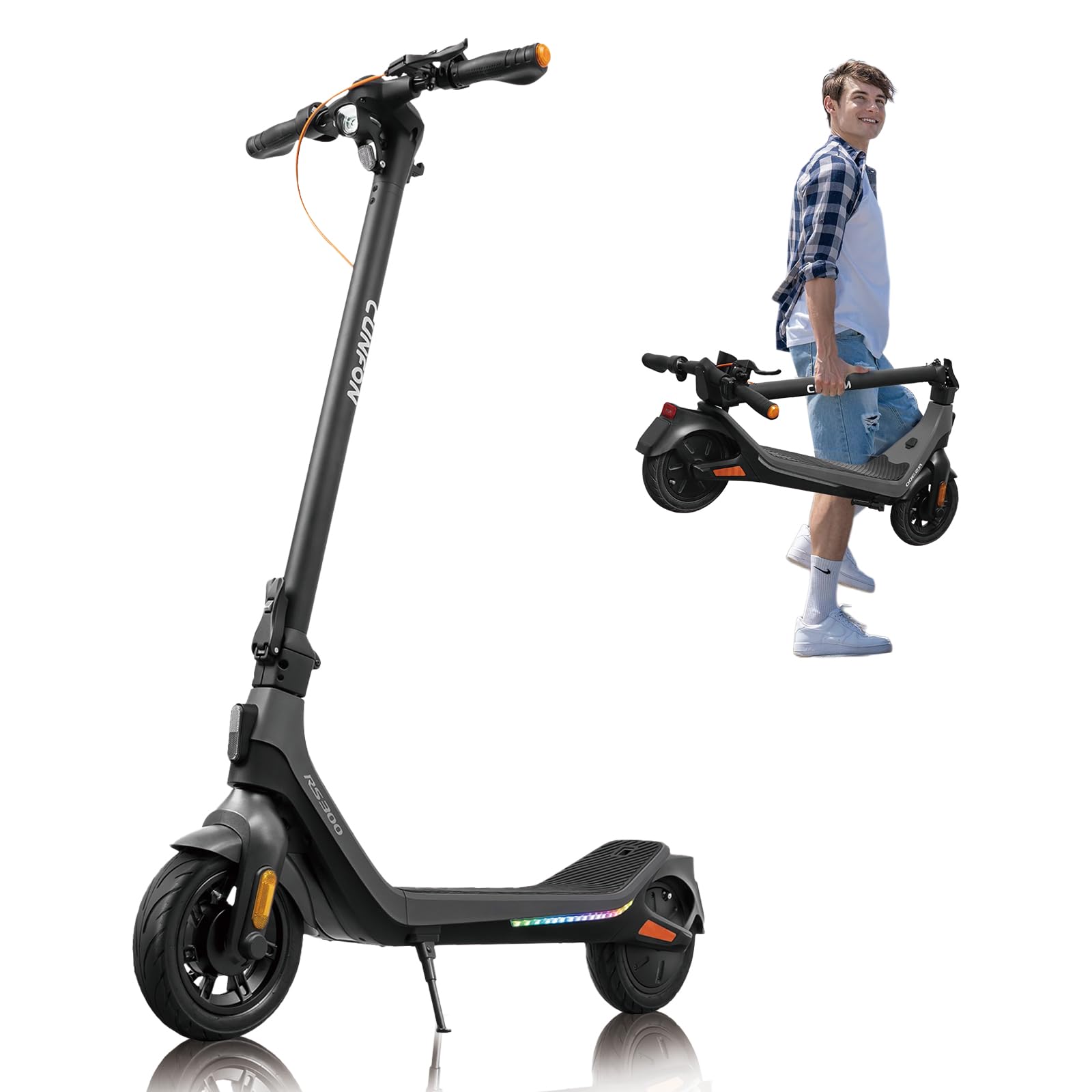 Cunfon RS300/RZ800-REG Series Electric Scooter,Foldable Commuter E Scooter