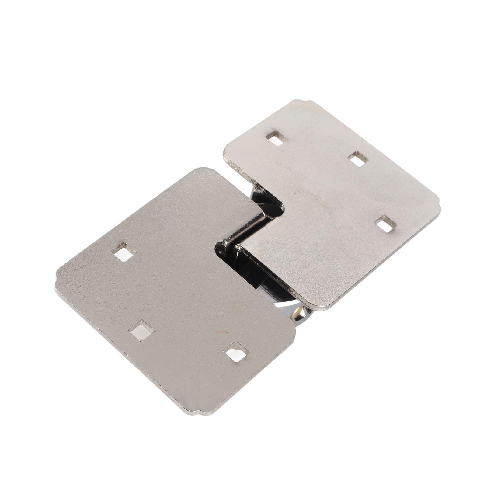 PUSOKEI Set di Cerniere per Lucchetto di Sicurezza con Grillo in Acciaio da 73 Mm |Serratura per Porta del Garage per Carichi Pesanti con 2 Chiavi