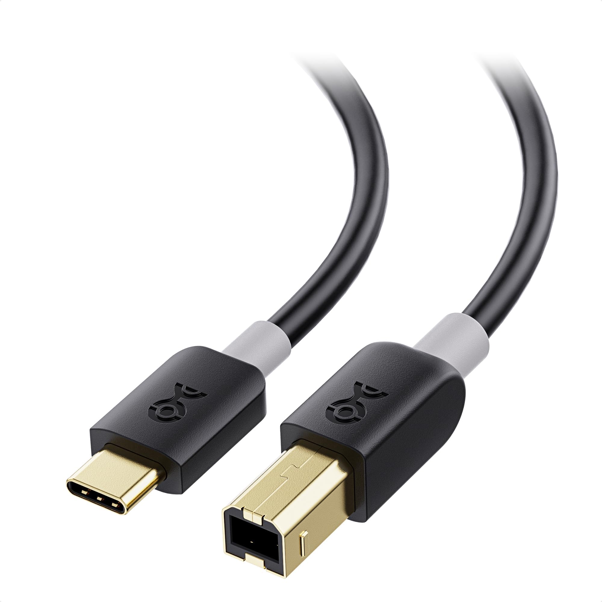 Cable Matters USB 2.0 Type C (USB-C) to Type B (USB-B) Printer Scanner Cable in Black 3.3 Feet