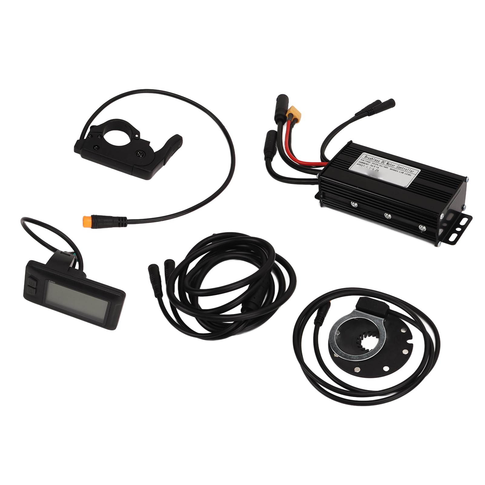 Controlador de 3 modos Sinewave 26A con panel de visualización EN05, kit de controlador de motor de bicicleta eléctrica, conector y acelerador de dedo para scooter eléctrico