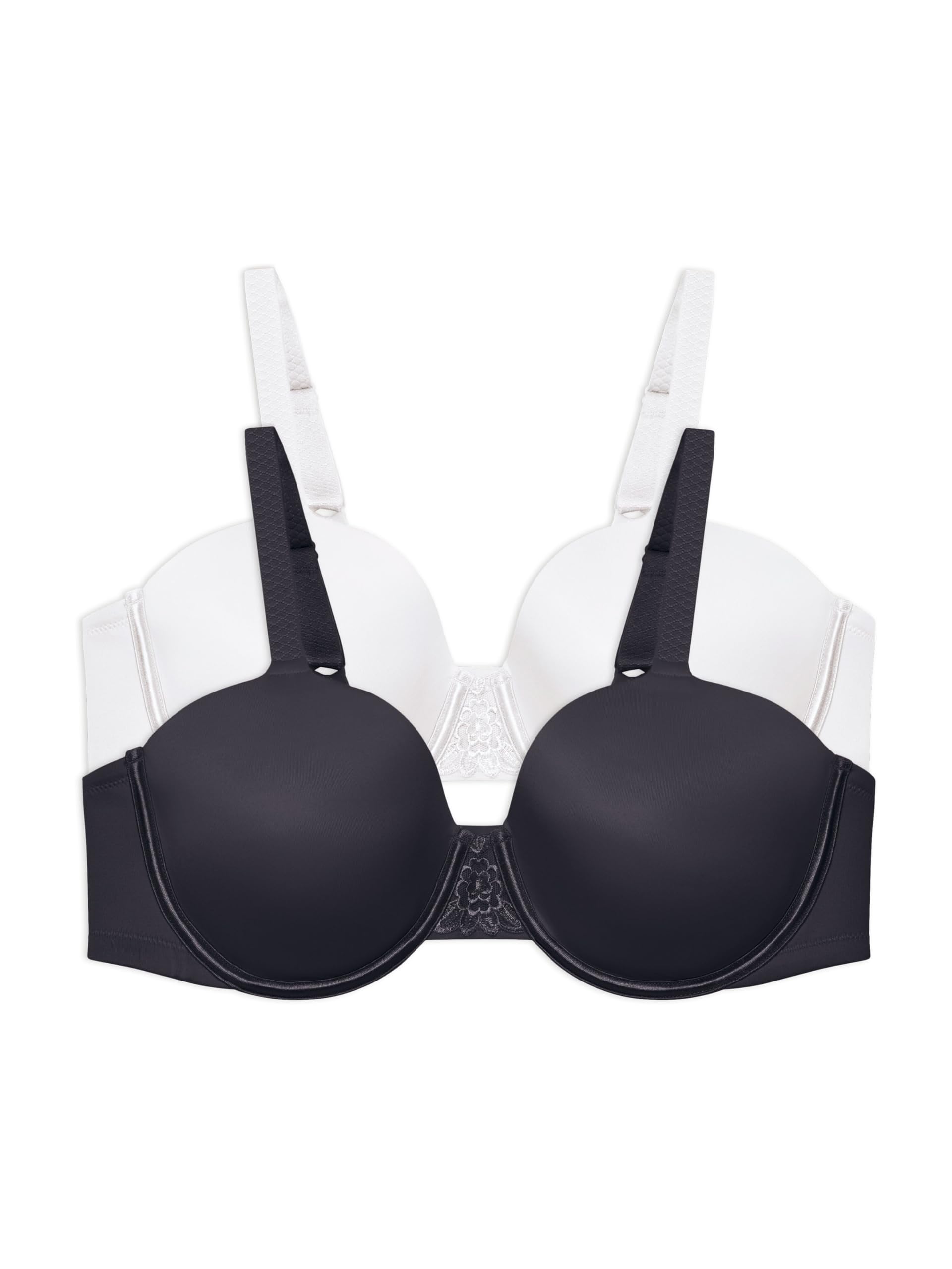 Vanity Fair Womens Full Figure Beauty Back Smoothing Bra 4 Way Stretch Fabric Lightly Lined Cups up to