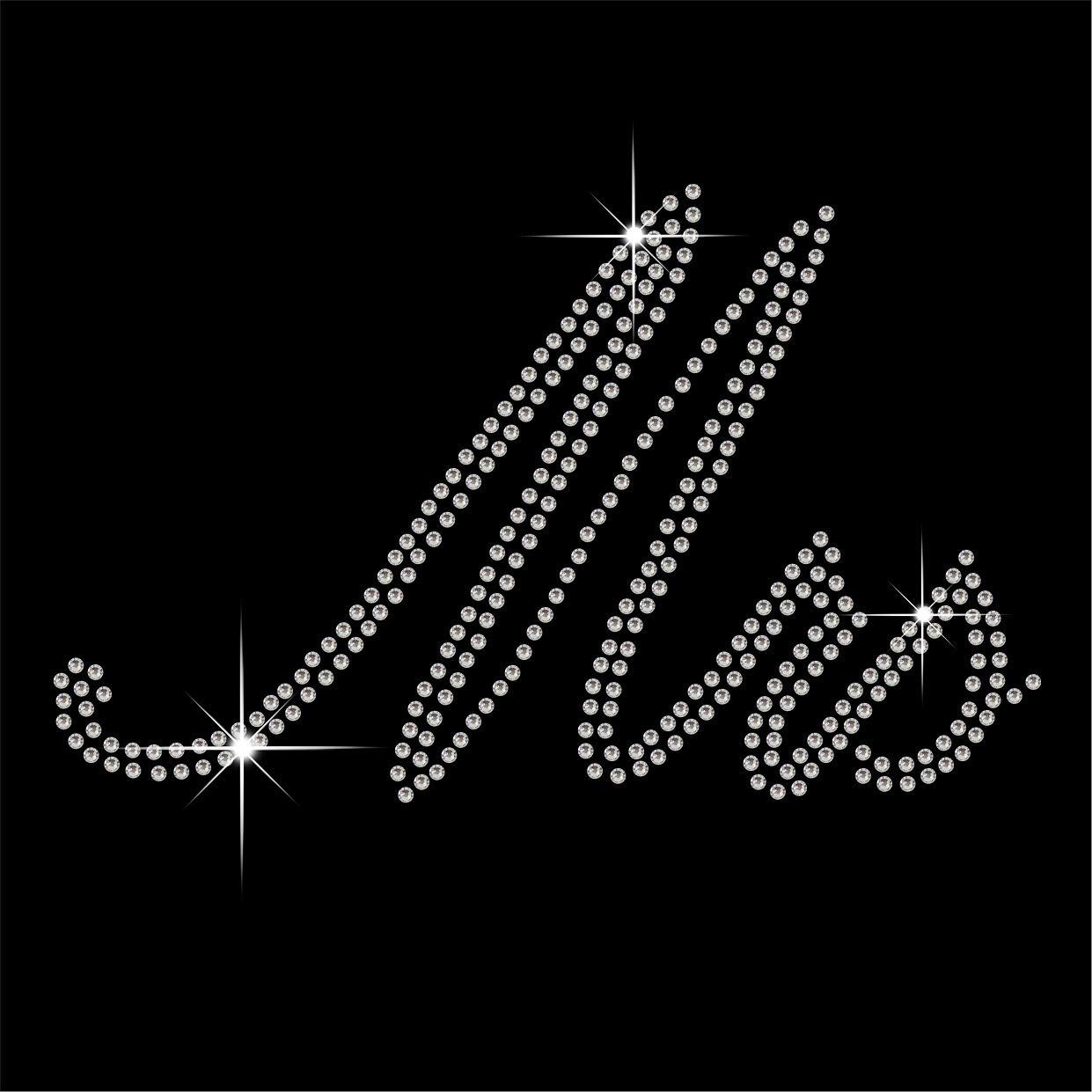 TShirt Showroom Mrs - Hen Stag Party Hotfix Rhinestone Diamante Iron on Transfer Motif Applique