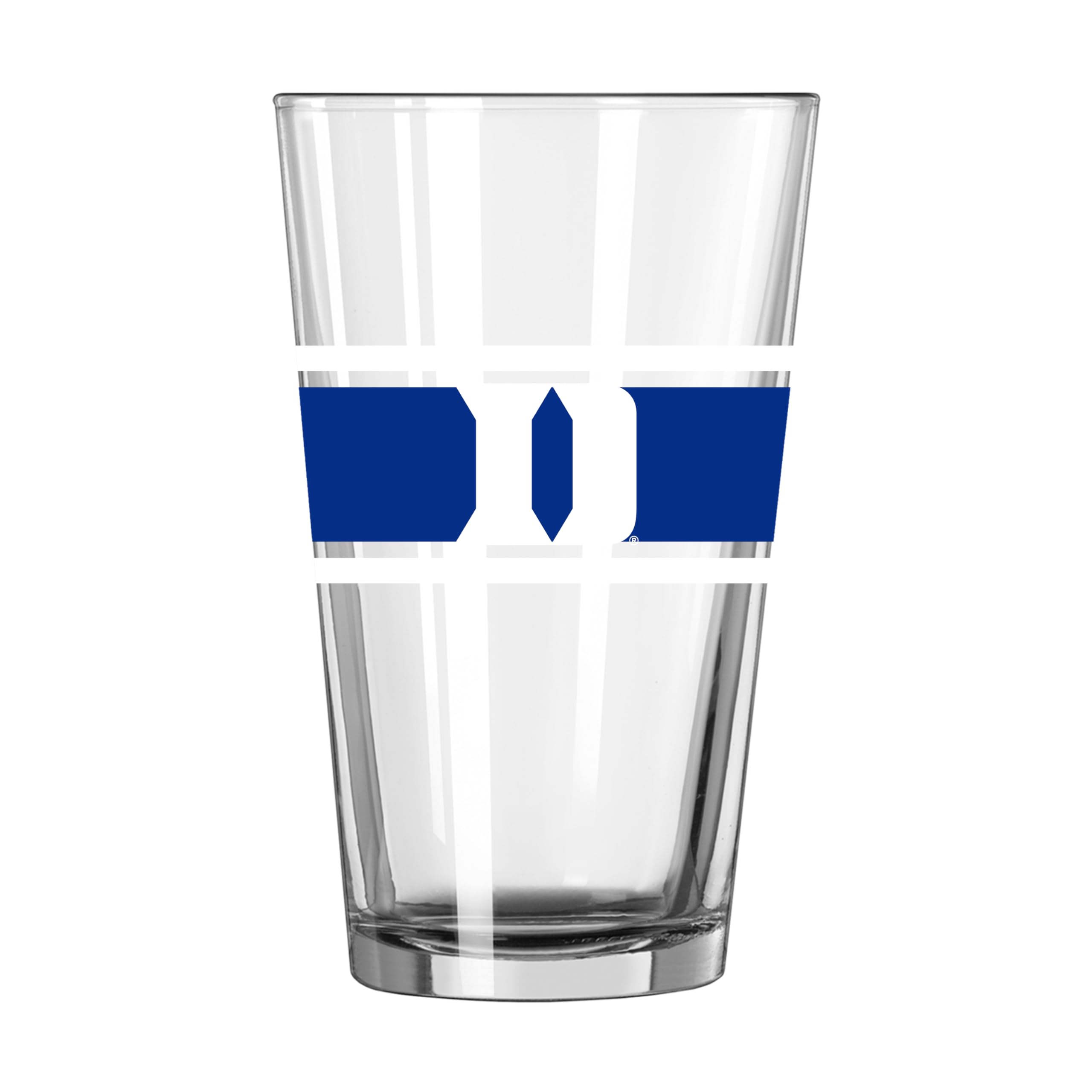 Logo Brands NCAA 16 oz Pint Glass - Durable Glass With Bold Team Color– Chip-Resistant Rim Drinkware For Fans, Tailgates, Home Bars &amp; Everyday Use